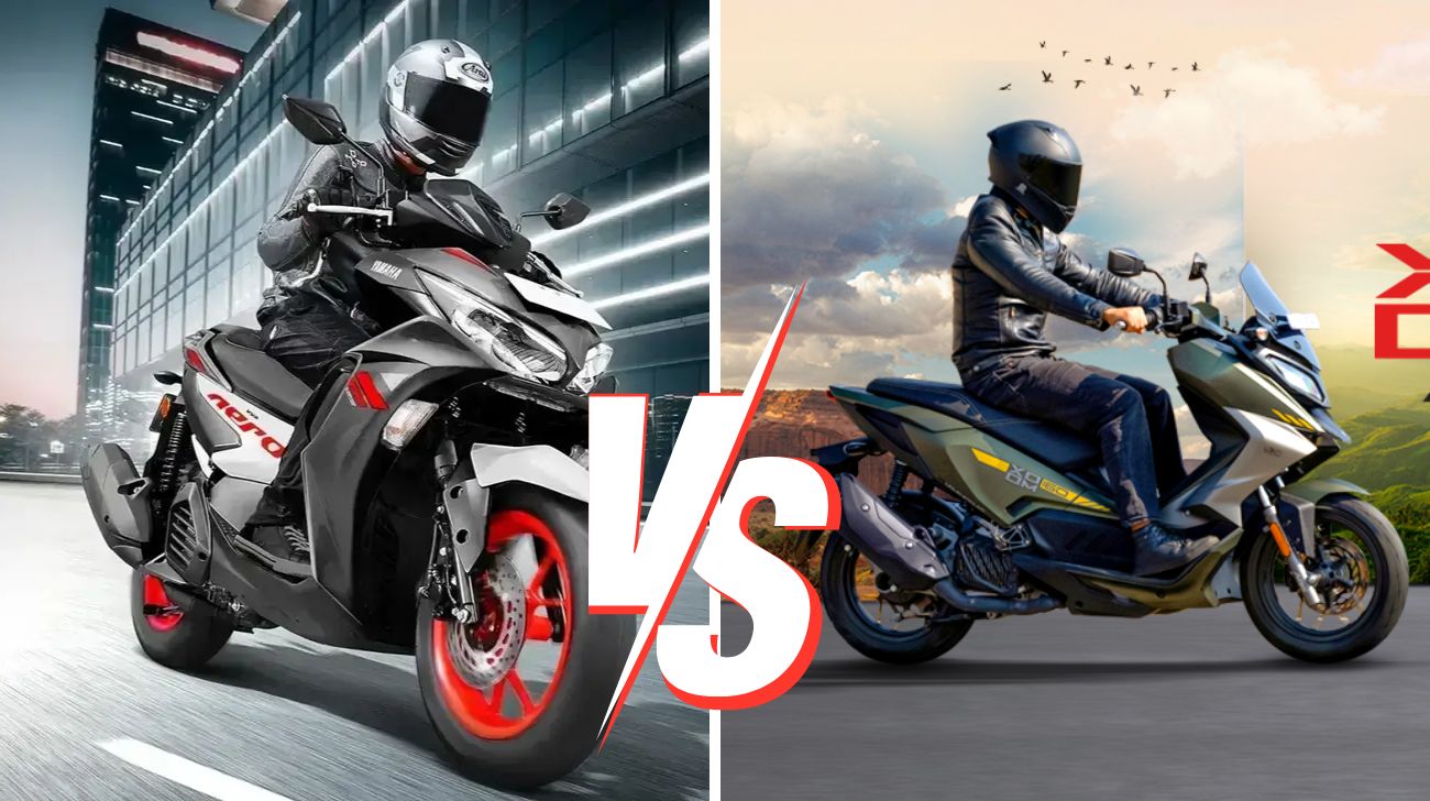 The Liquid-Cooled Scooter War: Yamaha Aerox 155 vs Hero Xoom 160 | Specs Compared